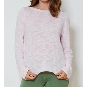 Mododoc Knit Cotton Boatneck Fine Sweater Small New with Tags Olive Green